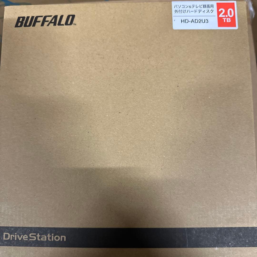 バッファロー 外付けハードディスク2TB テレビ録画HD-AD2U3