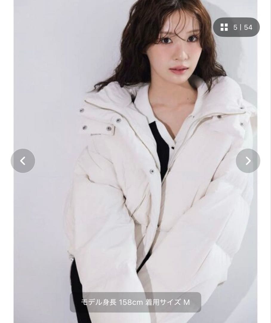 【新品未使用】MERCURYDUO 2WAY フード付アライドショートダウン