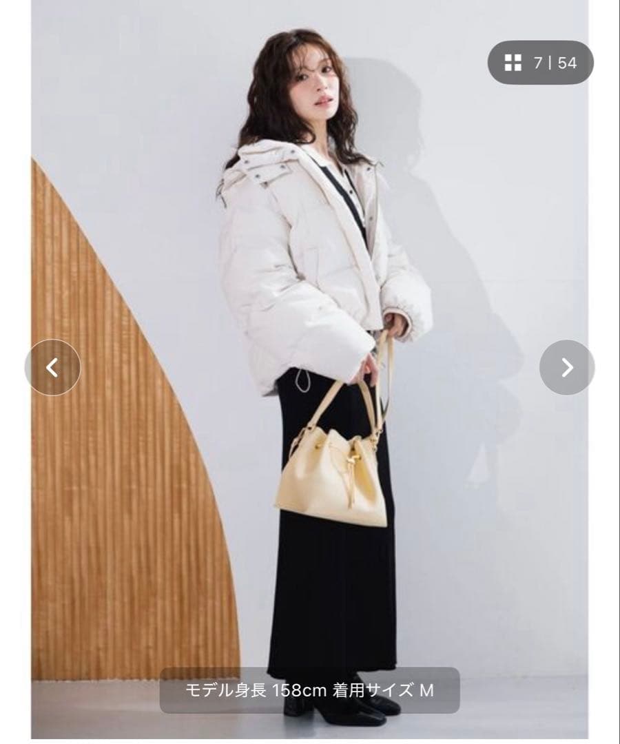 【新品未使用】MERCURYDUO 2WAY フード付アライドショートダウン