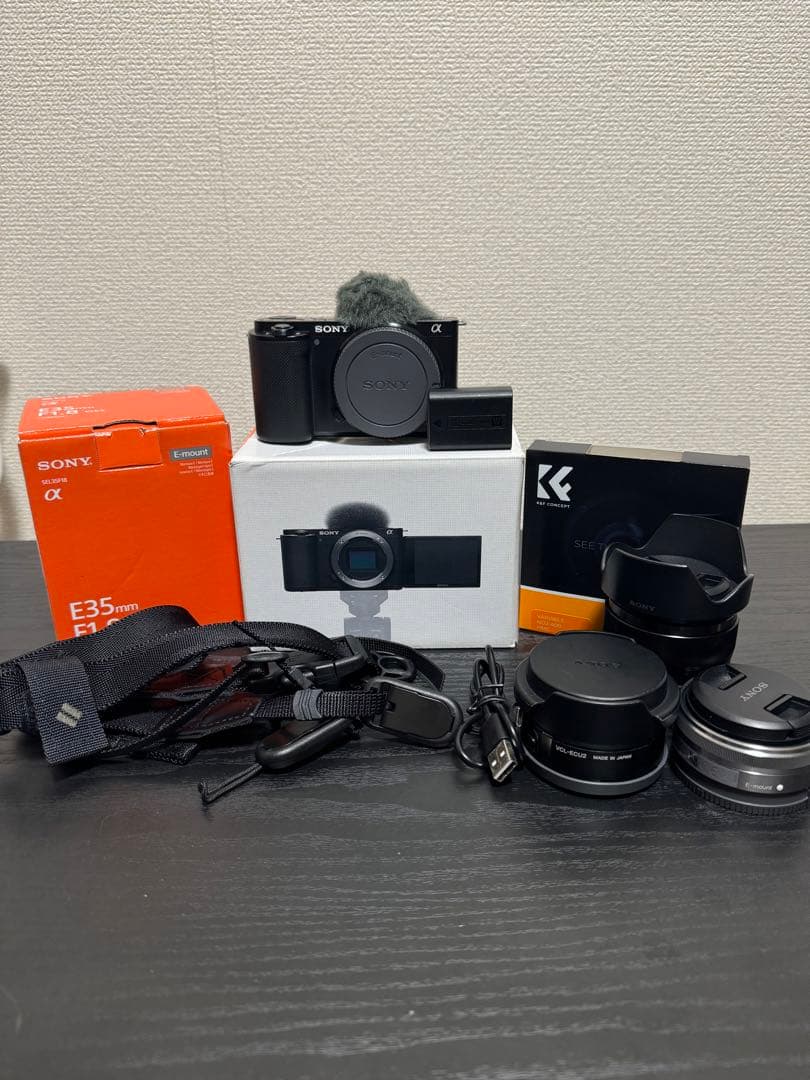 SONY VLOGCAM ZV-E10 単焦点レンズセット 付属品多数