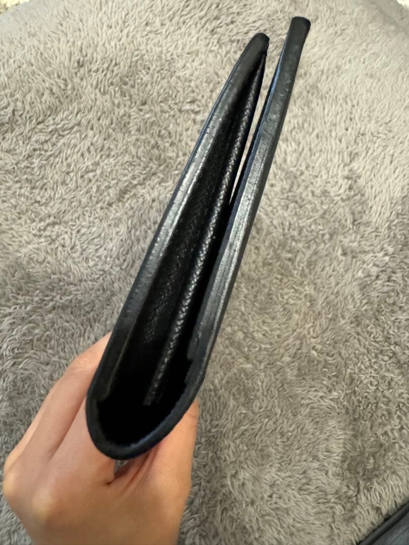 【美品】ルイヴィトン エピ ポルトフォイユ ブラザ ノワール NM 長財布 黒