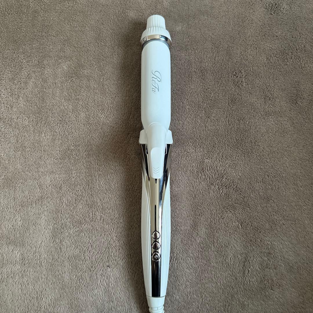 リファ　Refa ホワイト　カールアイロン 38mm 箱無し　値下げ済