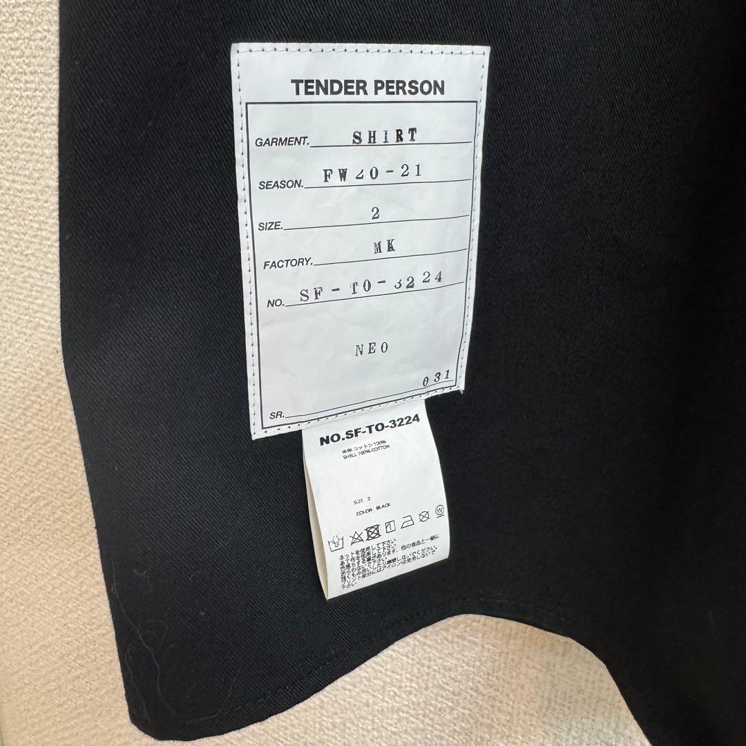 TENDER PERSON フレームパターンシャツ TO-3224