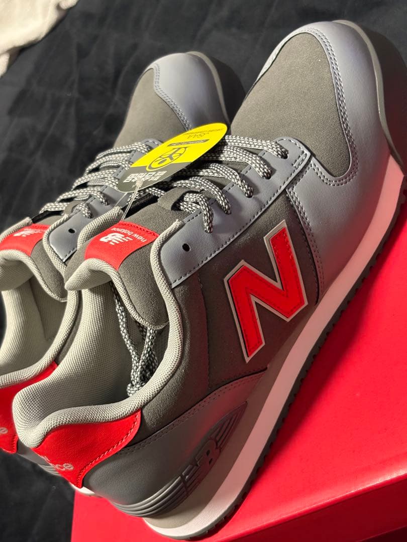 New Balance 安全靴 グレー/レッド　限定カラー