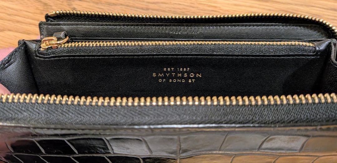 SMYTHSONスマイソン 長財布 定価約55万 ほぼ未使用美品！