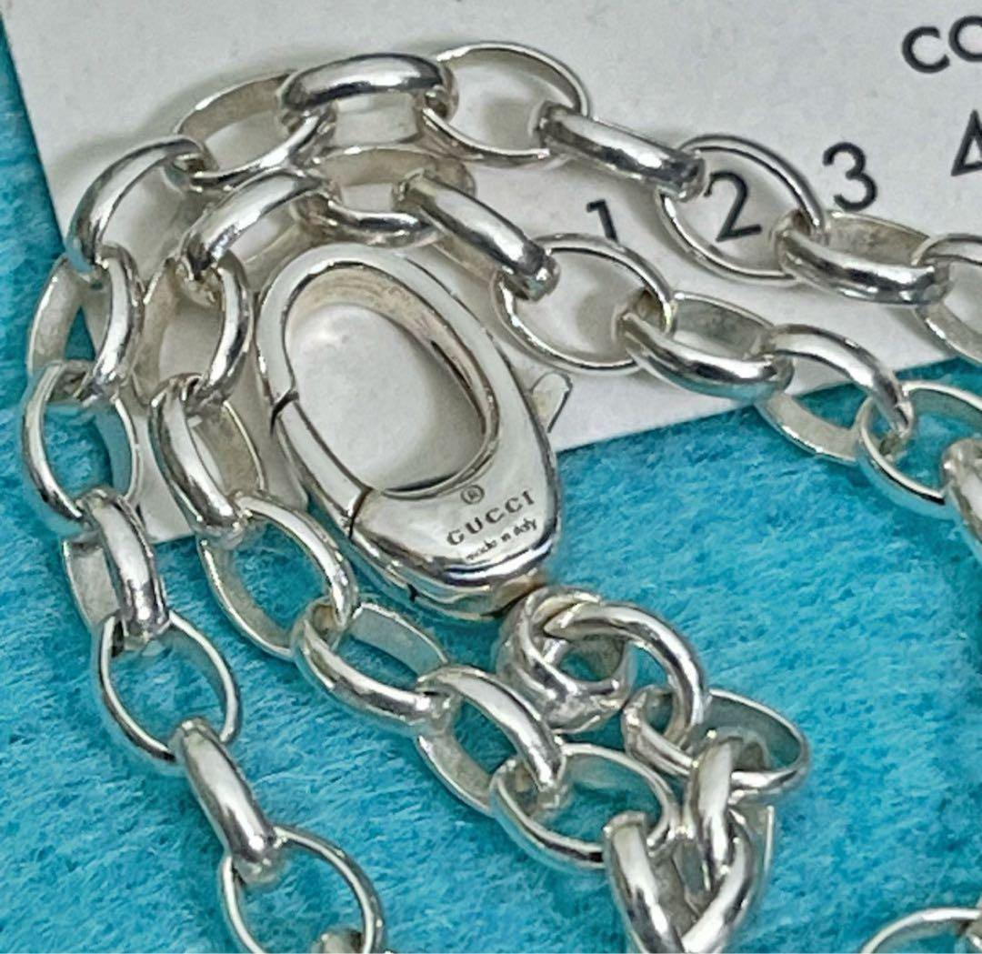 極美品‼️GUCCI 3.2ミリシルバー925 チェーンネックレス