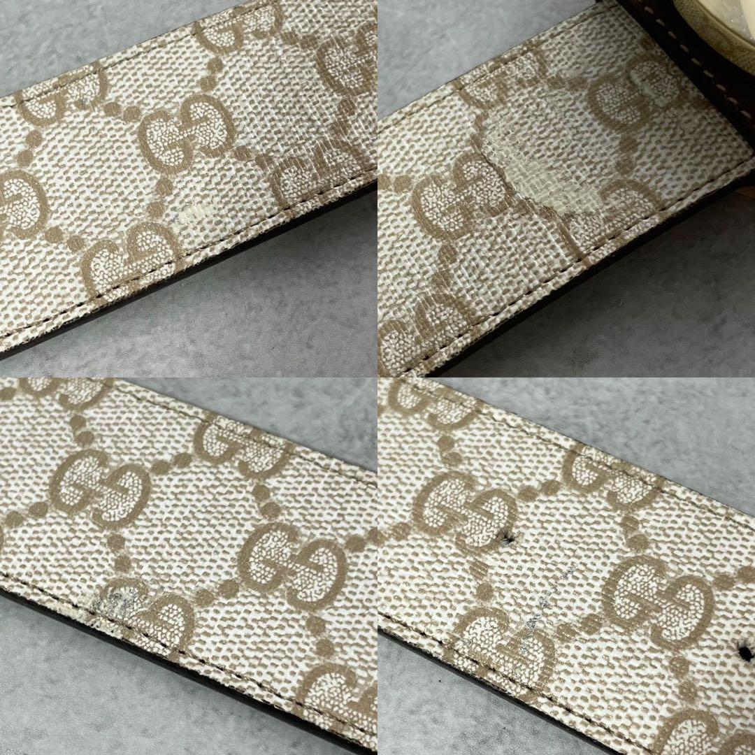 いぶき✨ GUCCI ベルト GGスプリーム インターロッキング デカロゴ