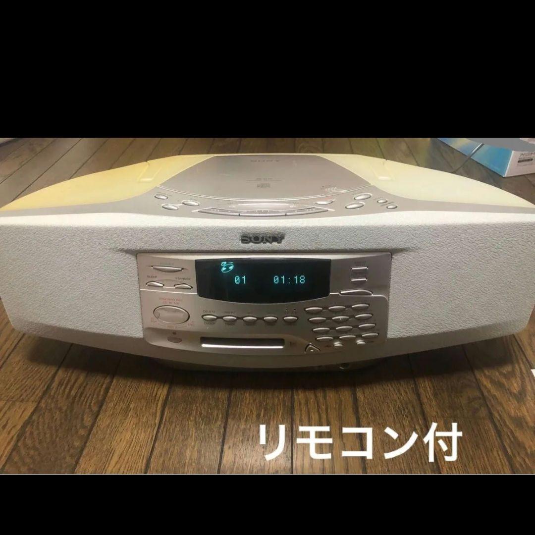ZS-M35 SONY CD・MD・カセットデッキ リモコン付　レア　昭和