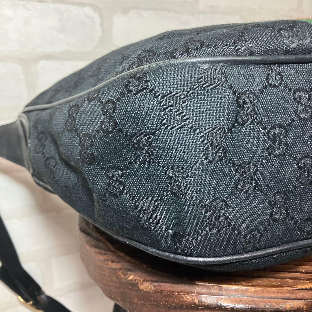 オールドグッチ シェリーライン 男女兼用 ショルダーバッグ メッセンジャー　美品