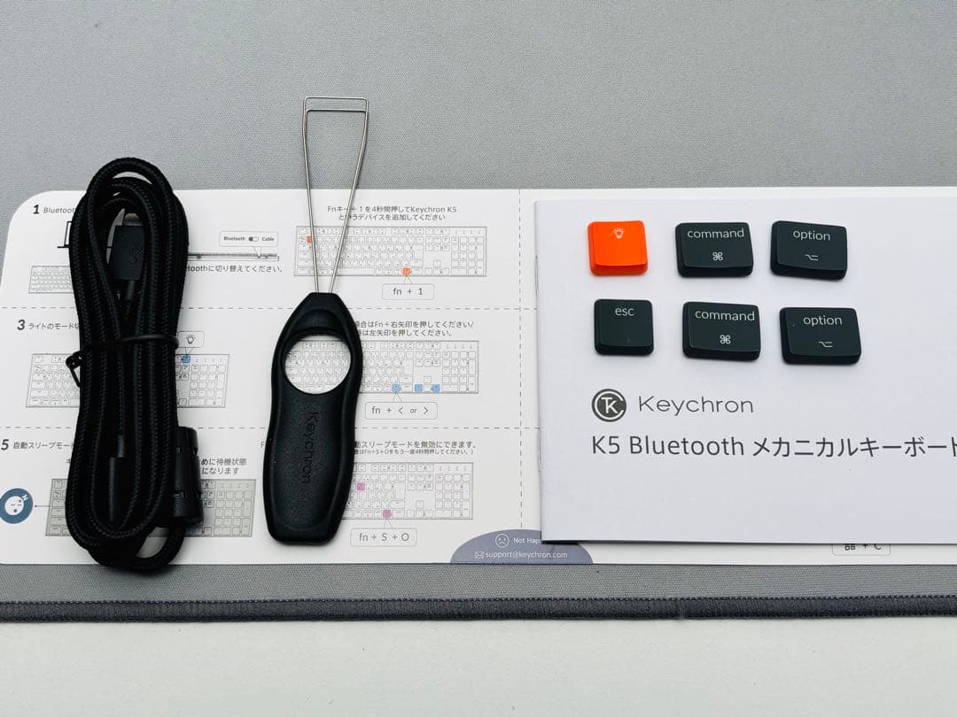 Keychron K5 ロープロファイル　ワイヤレス　メカニカルキーボード★US