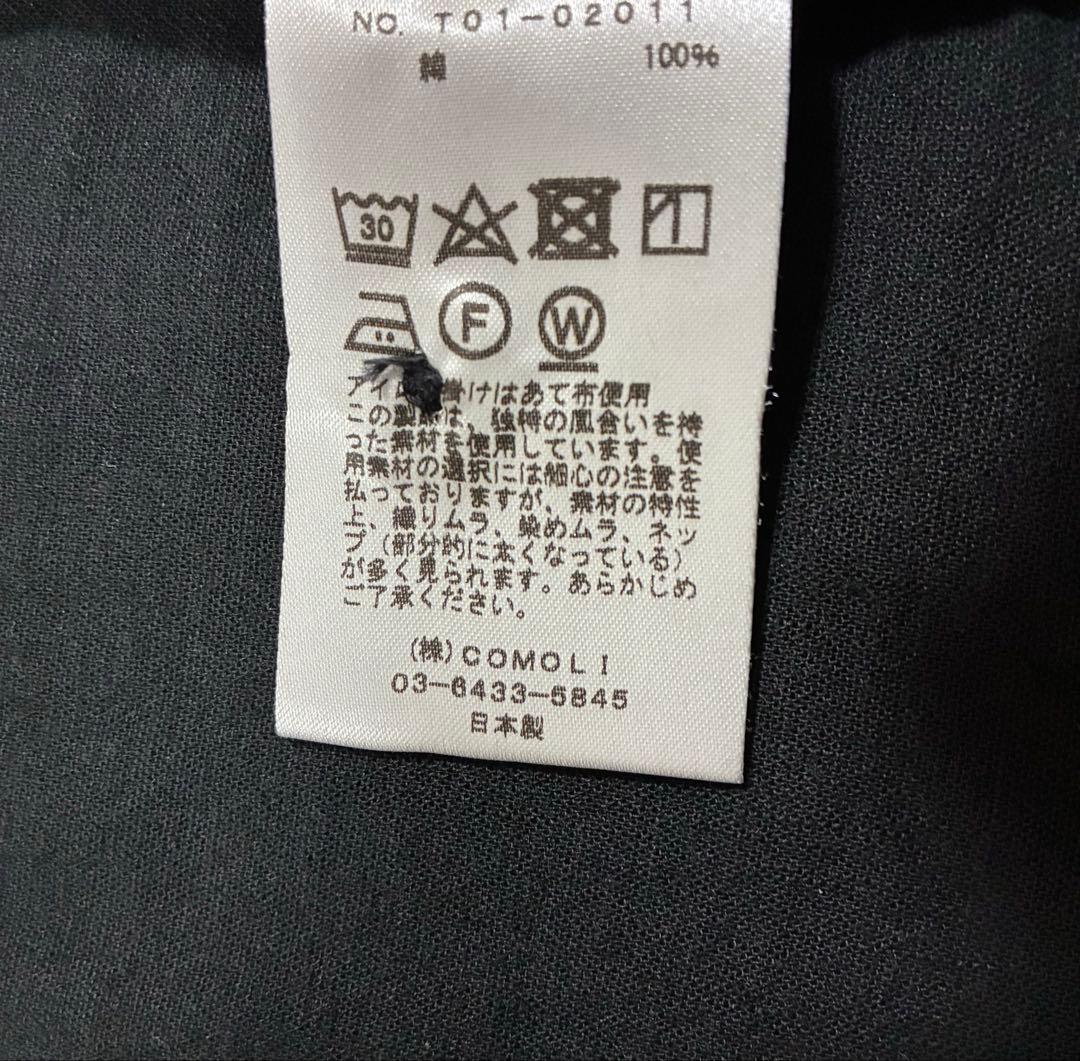 試着のみ✨ 21ss サイズ3 ベタシャン CPOシャツ　コモリ 黒