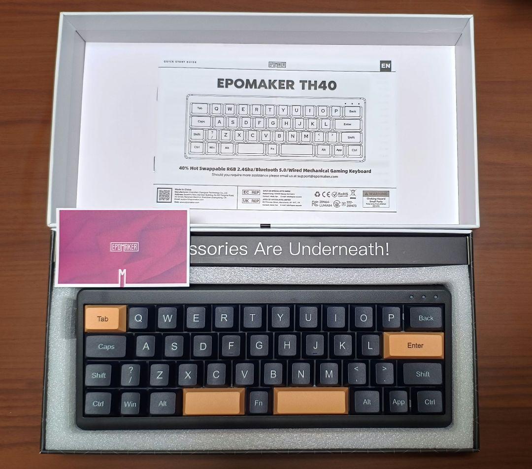 EPOMAKER TH40 メカニカルキーボード　未使用
