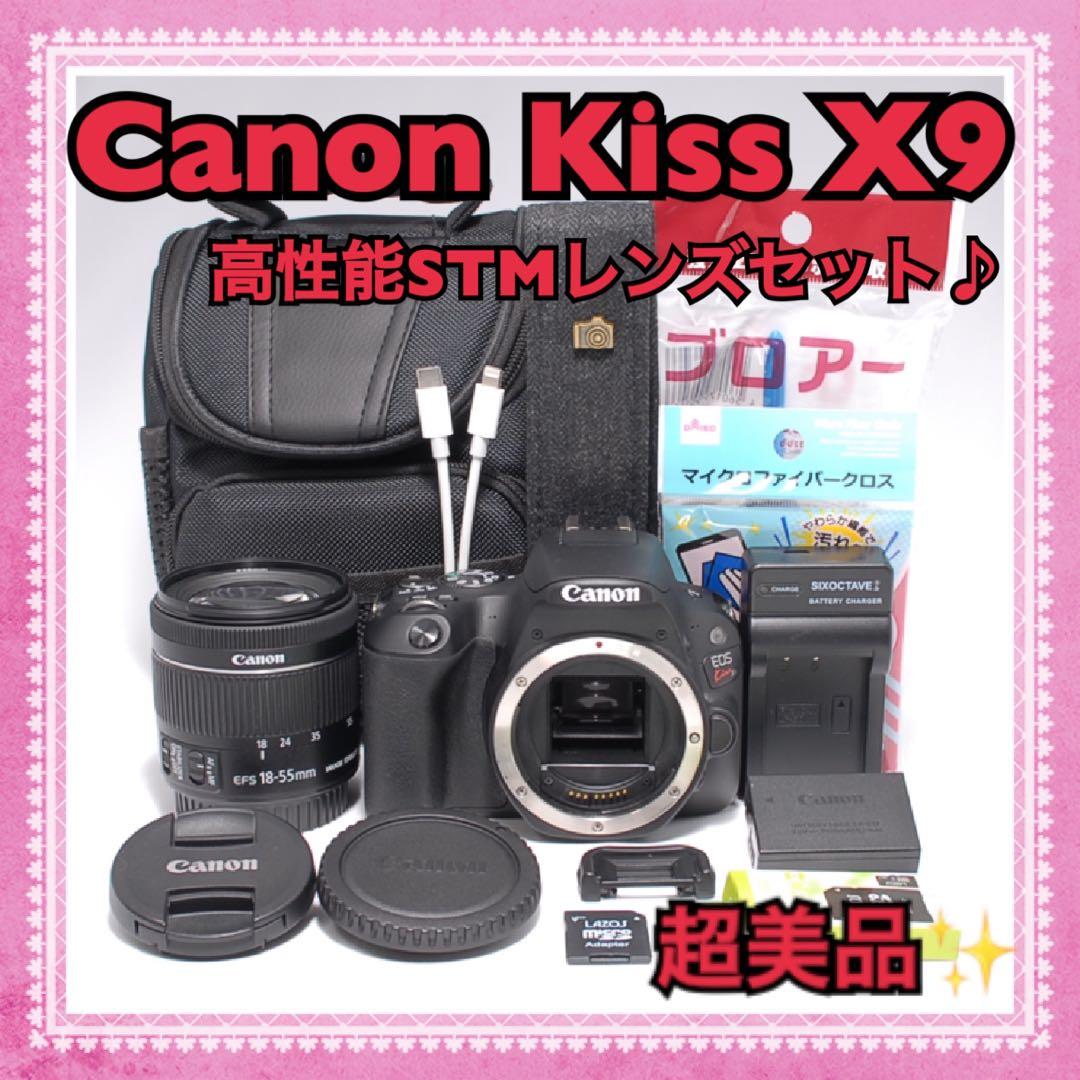 Canon Kiss X9【超美品】Wi-Fi 高性能STMレンズ 手ぶれ補正