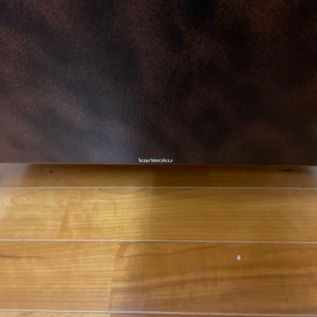 ★週末セール★カリモク　ロビーチェア　 1人掛け　アームチェア 　ダークブラウン