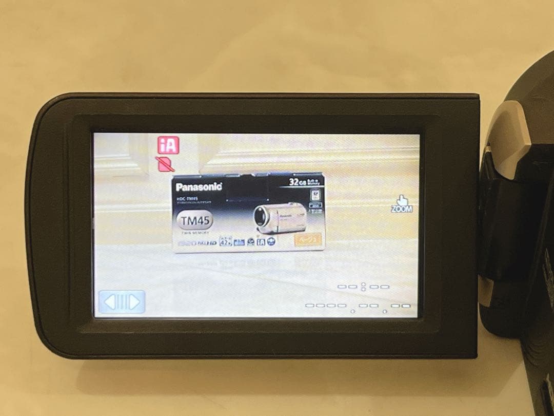 動作品 Panasonic パナソニック HDC-TM45 ビデオカメラ 箱付き