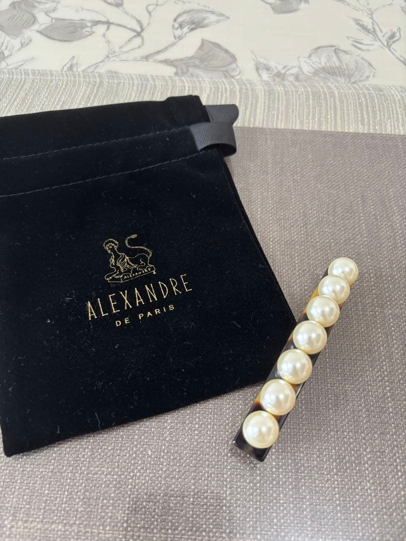 期間限定新品アレクサンドルドゥパリ銀座SIX人気パールバレッタ8cmトーキョー