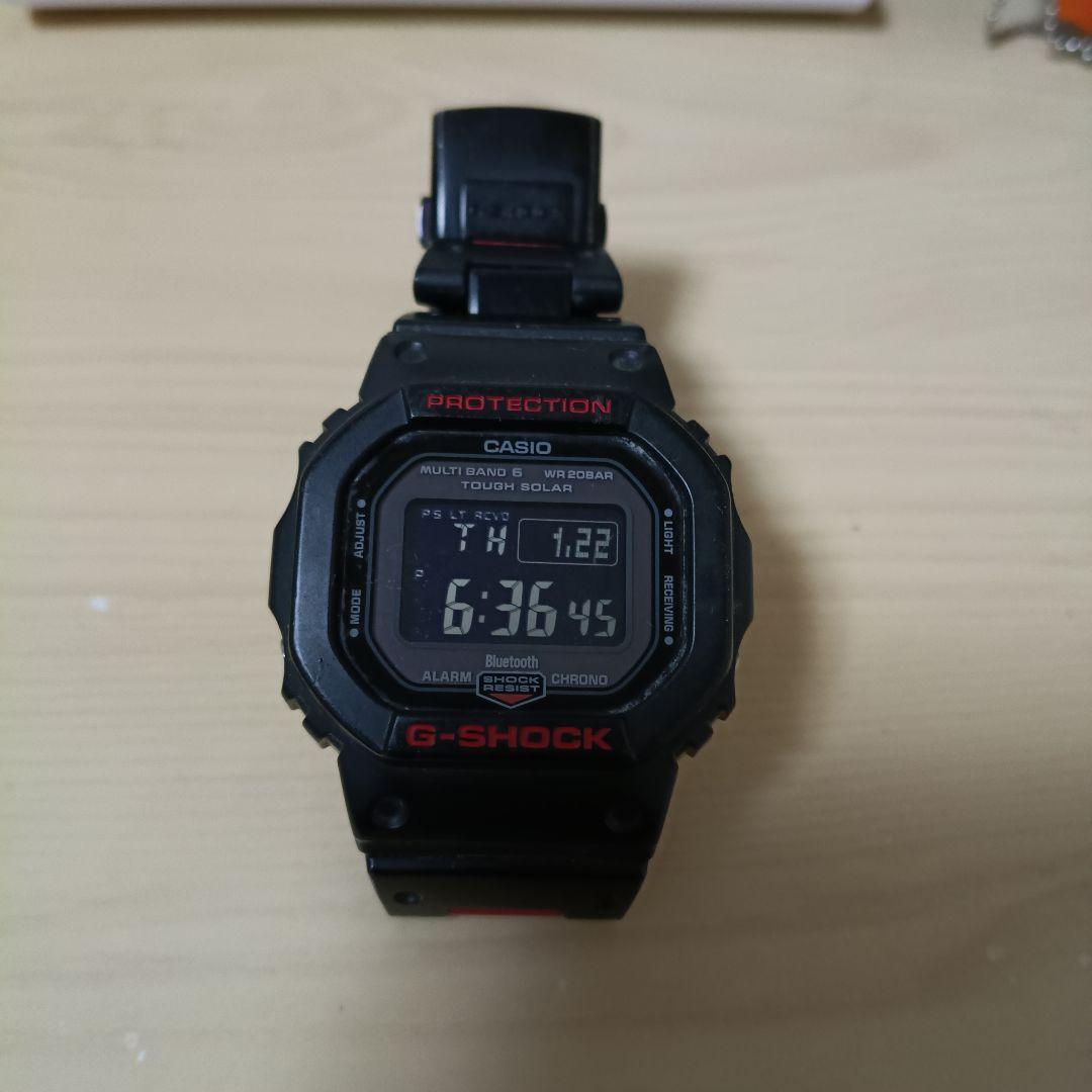 CASIO G-SHOCK GW-B5600 ブラック/レッド
