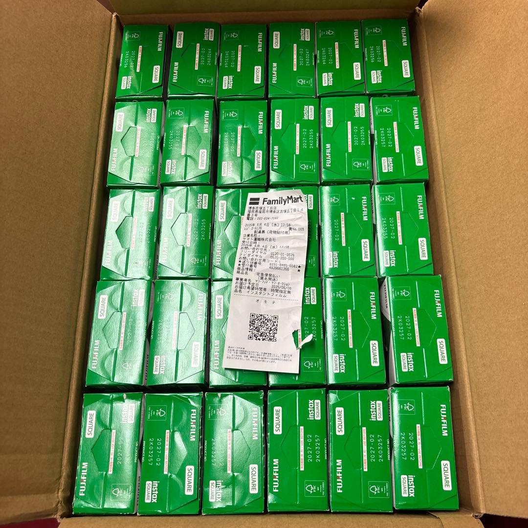 富士フイルム instax SQUARE 20 フィルム 30パック