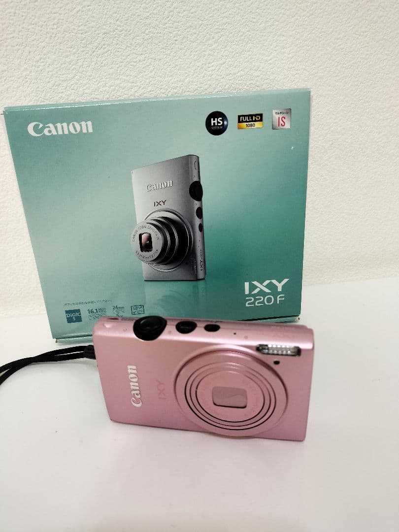 Canon IXY 220F ピンク 本体と付属品