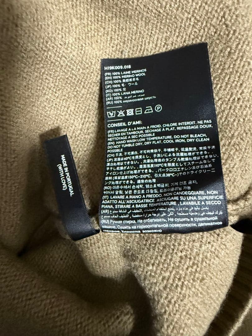 やまAMI PARIS アミパリス ハートロゴニット セーター