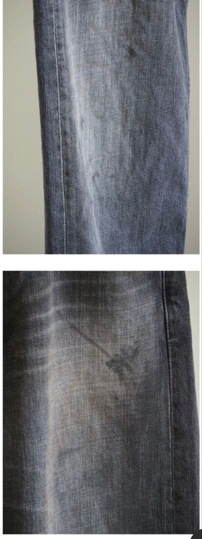 H.UNIT(エイチユニット）/BLACK DENIM USED加工/24AW