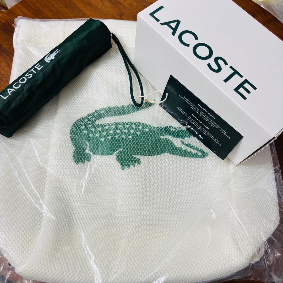 ラコステ ノベルティ非売品 リュック タンブラー 折り畳み傘 アンブレラ 新品