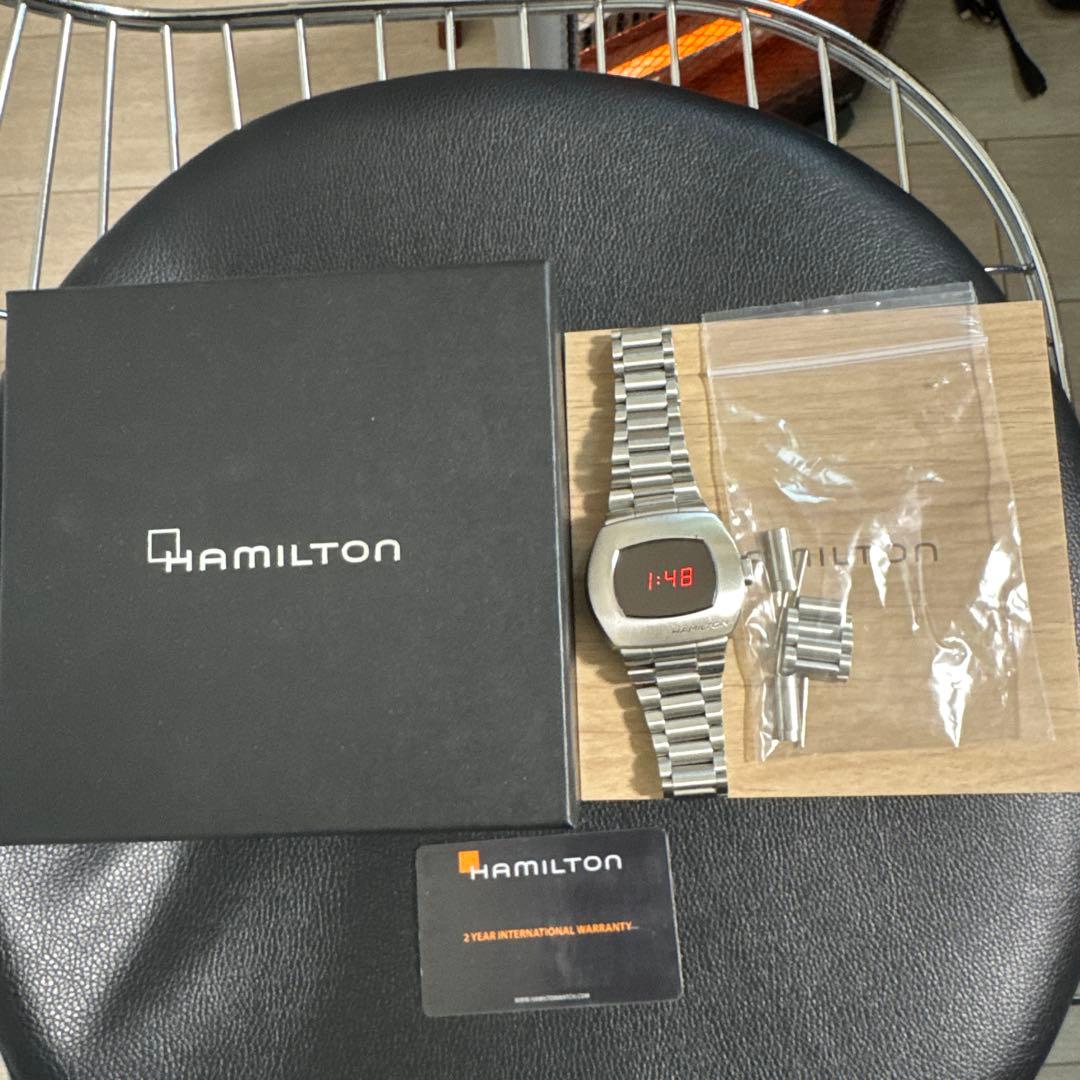 HAMILTON デジタル腕時計 シルバー