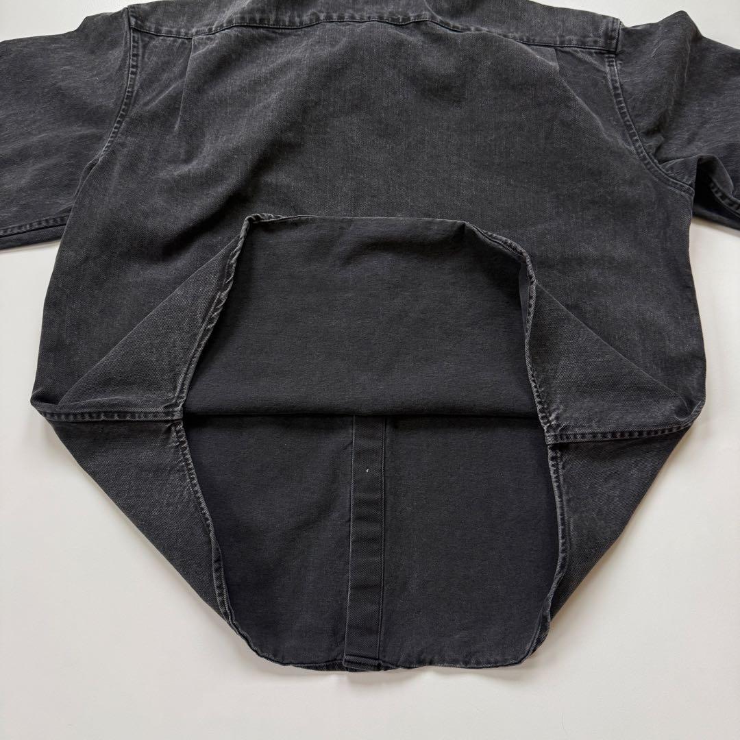 美品✨Supreme 25SS スモールボックスロゴ デニム 長袖シャツ 黒