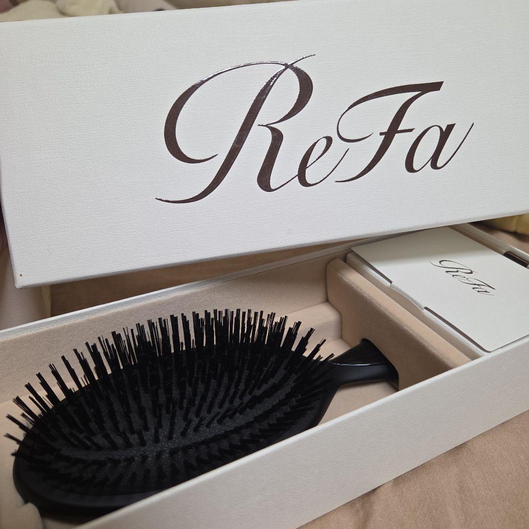 ReFa ヘアブラシ 黒 ブリッスル