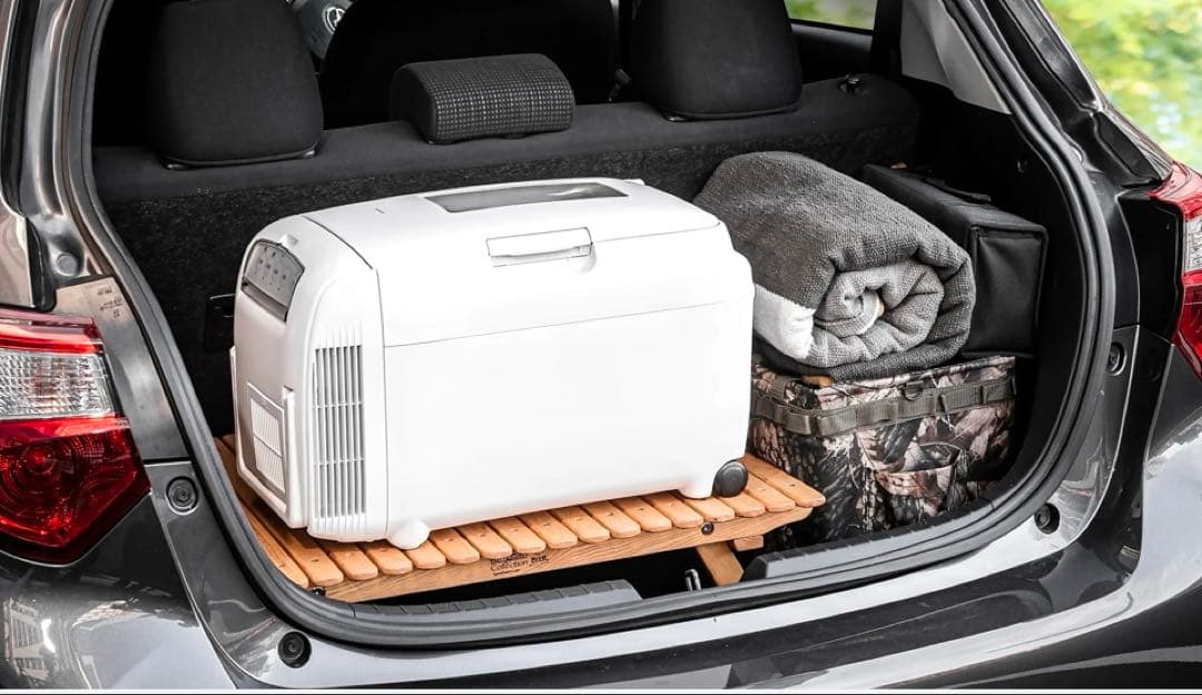 ツインバード　２電源式 ポータブル　冷温庫　2024年製　HR-EB07 美品