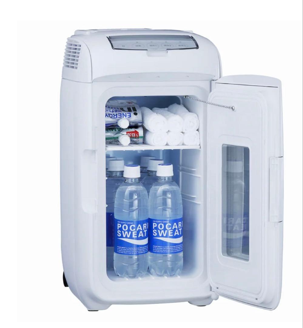 ツインバード　２電源式 ポータブル　冷温庫　2024年製　HR-EB07 美品