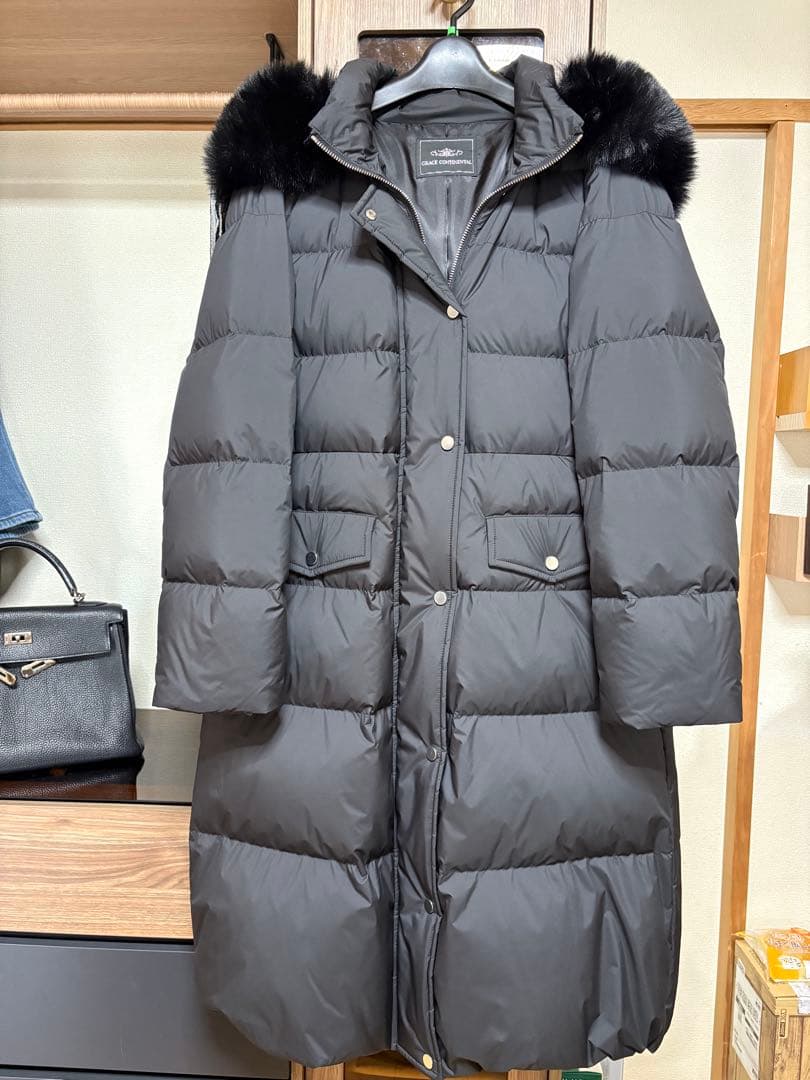 未使用　グレースコンチネンタル ダウンコート　ブラックM