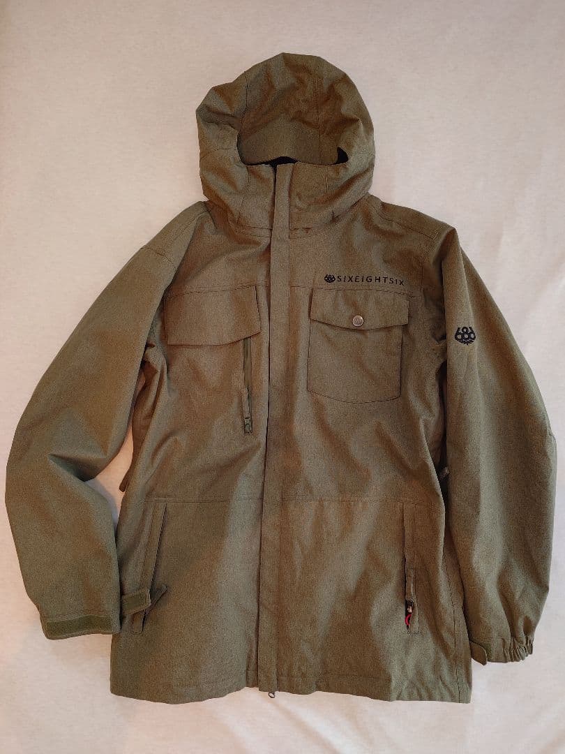 686SIXEIGHTSIX フード付きジャケット Lサイズ オリーブ