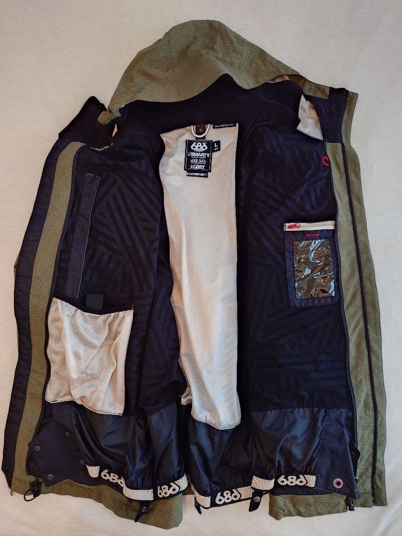 686SIXEIGHTSIX フード付きジャケット Lサイズ オリーブ