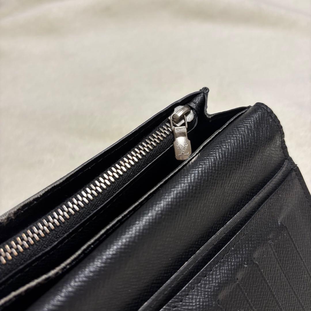 ルイヴィトン ポルトフォイユ・ブラザ・タイガ 長財布 ブラック 正規品