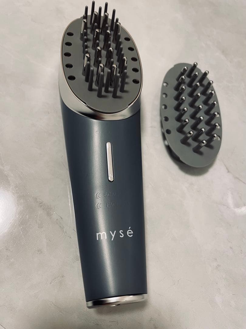 ★極美品 mysé 美顔器 ブラシヘッド付き ミーゼ 電気バリブラシ