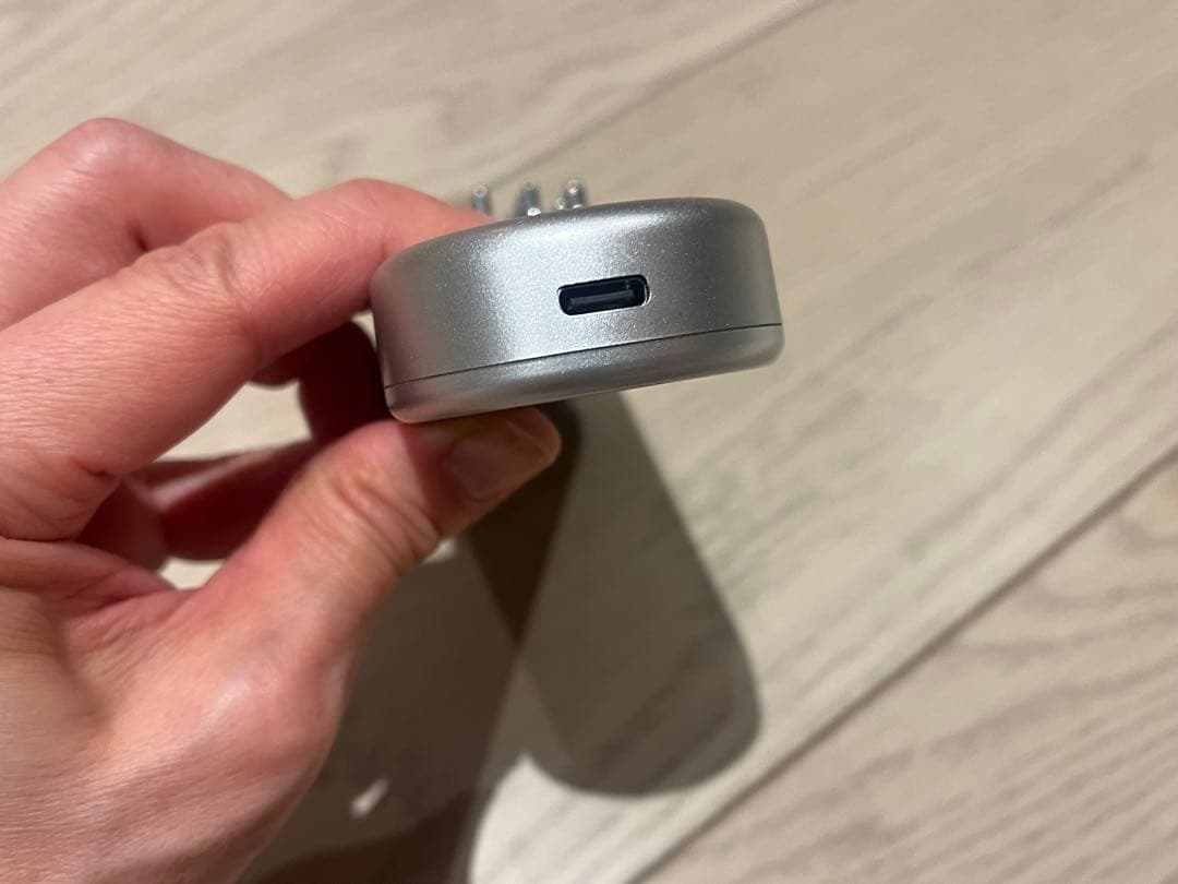 SALONIA USB充電 美顔器 シルバー