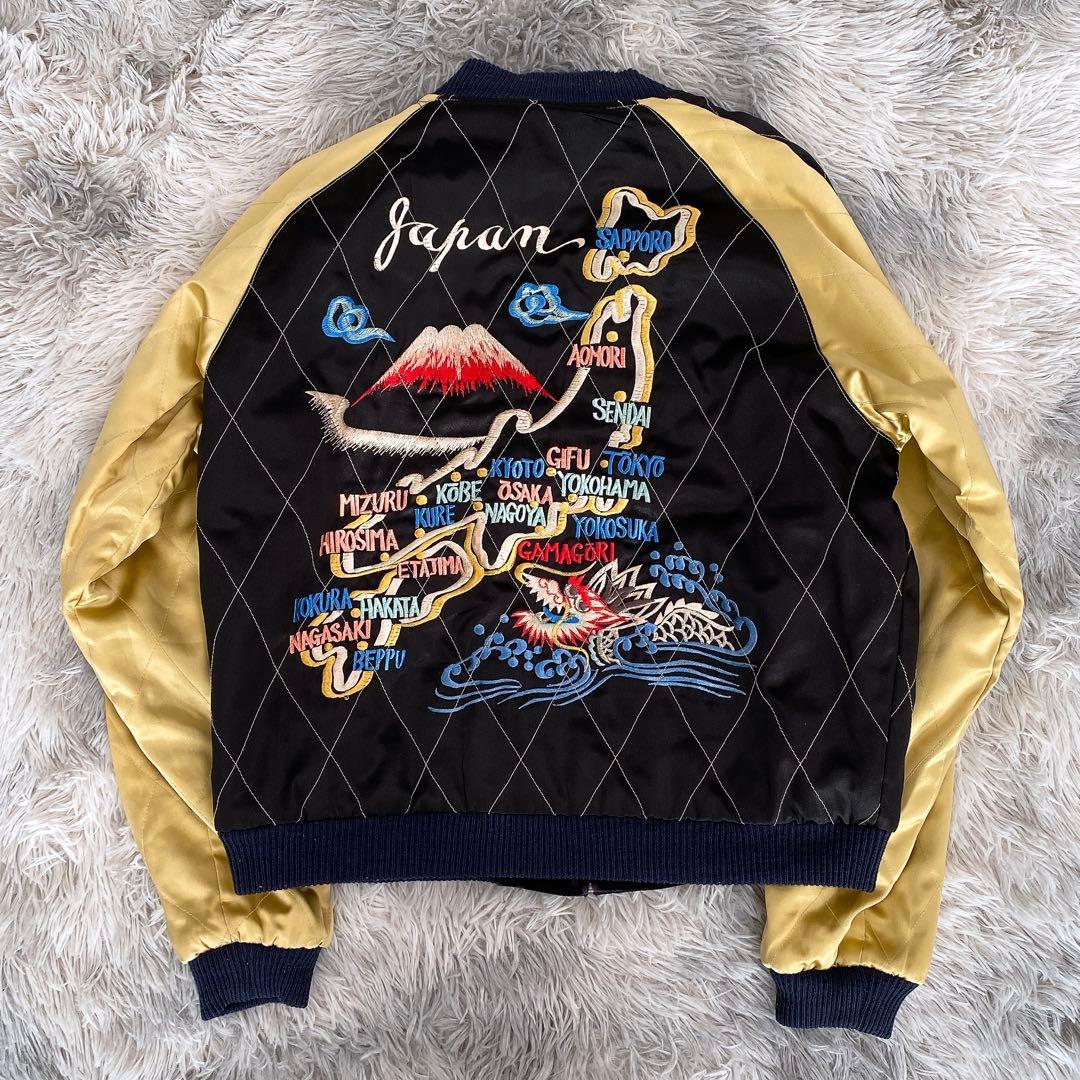 【名作】テーラー東洋 スカジャン M品番 別珍　蛇髑髏