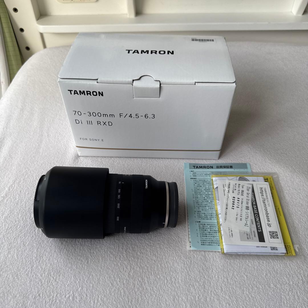 TAMRON 70-300mm F/4.5-6.3 Di Ⅲ RXD Eマウント