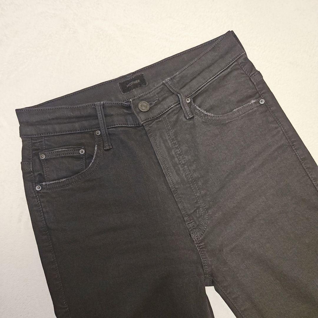 【試着のみ】ドゥーズィエムクラス マザー インサイダークロップ デニム 黒