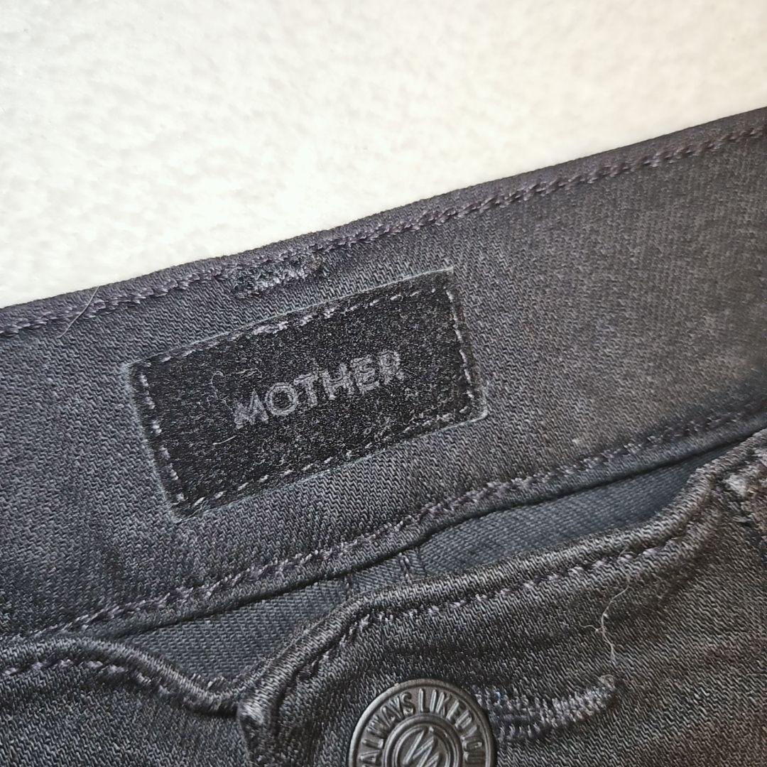 【試着のみ】ドゥーズィエムクラス マザー インサイダークロップ デニム 黒