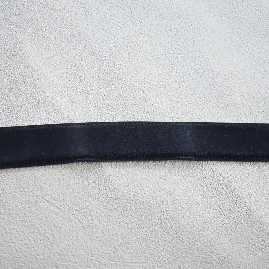 Loro Piana アルサベル スエードベルト 85/34 クラシックブルー