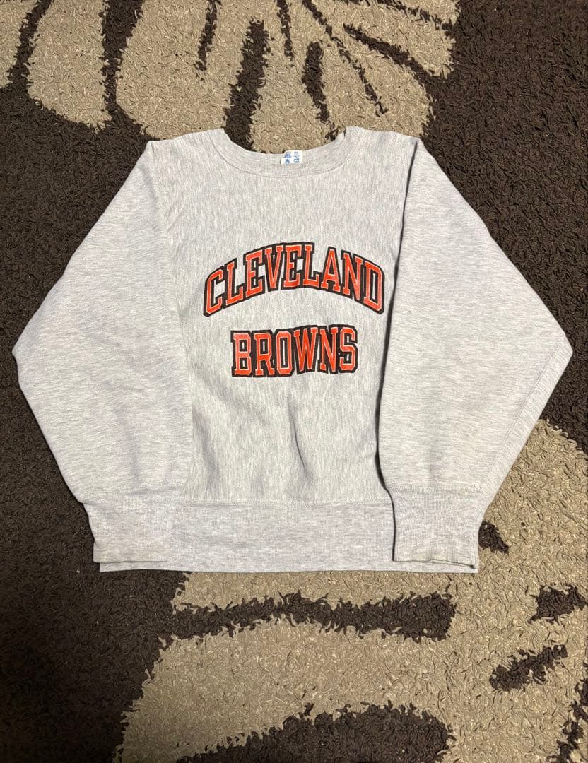 80s USA製　トリコタグ 希少M Champion リバースウィーブ　二段