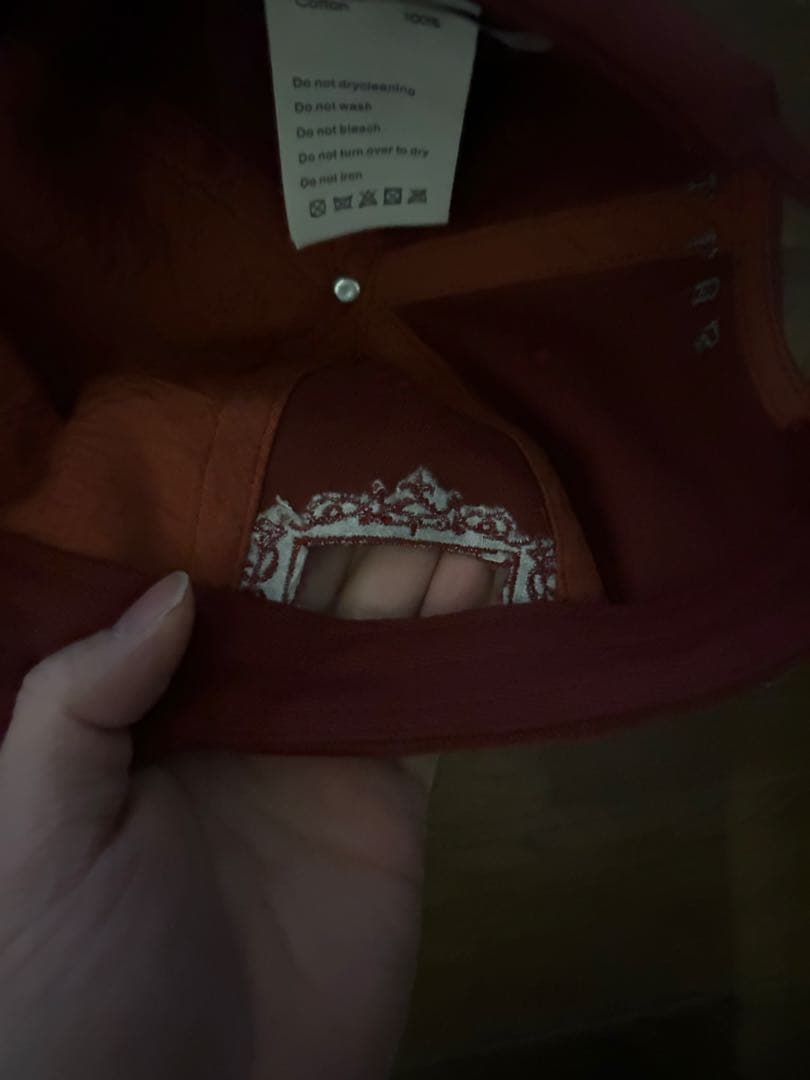 nullus 25ss HOMME ALONE キャップ 赤