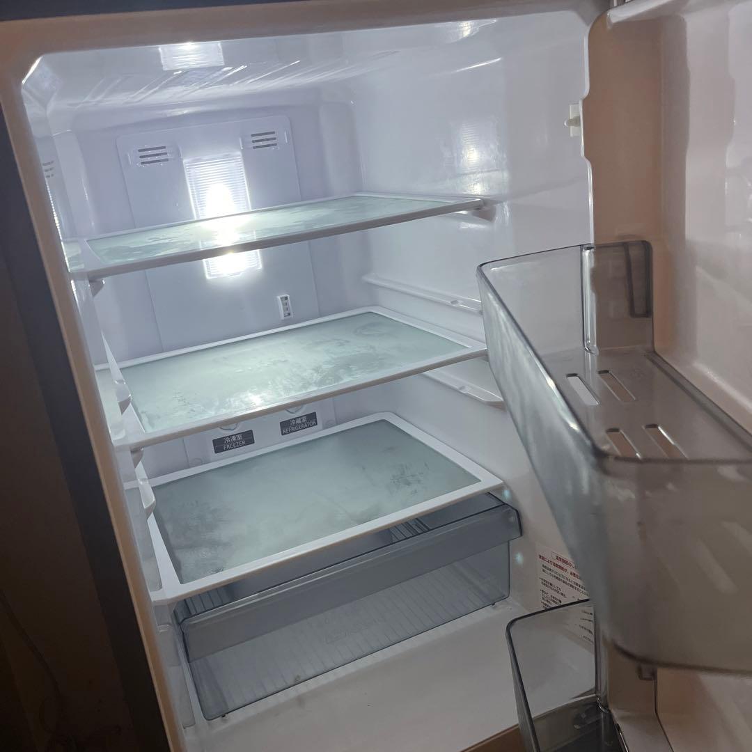 三菱冷蔵庫 MR-P15G-H1 2022年製 3段ガラスシェルフ付き