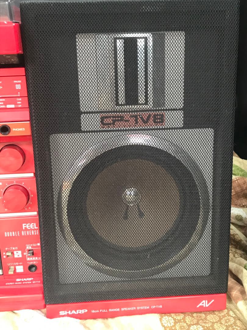 SHARP CP-7V8 レッド コンポ　レトロ