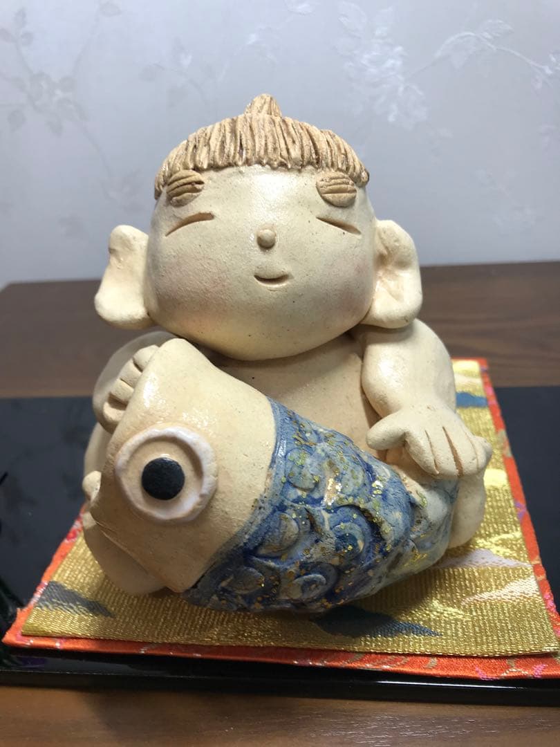 すわけい陶人形　五月人形