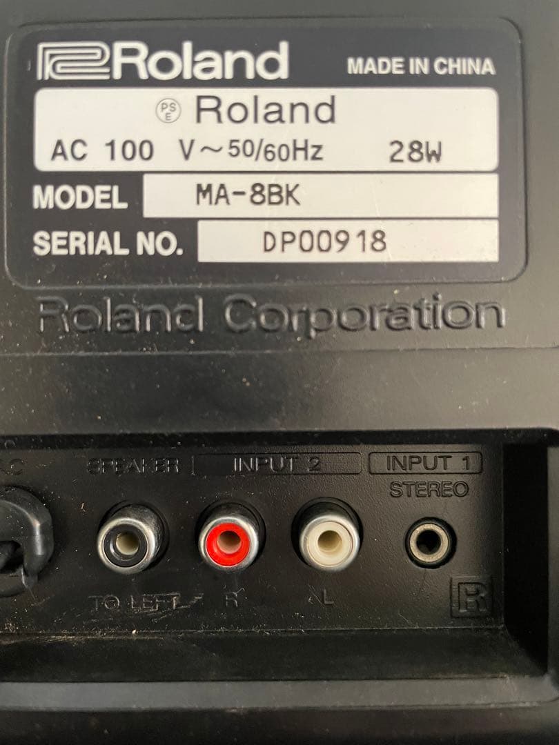 【KAZUMI I】　ステレオ・マイクロ・モニター　ローランド MA-8