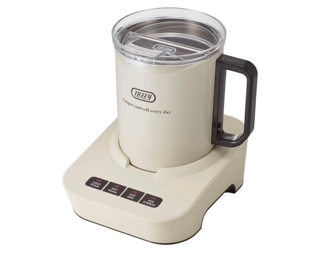 11400 Toffy ミルクフォーマーマグ　K-MF1 ホワイト