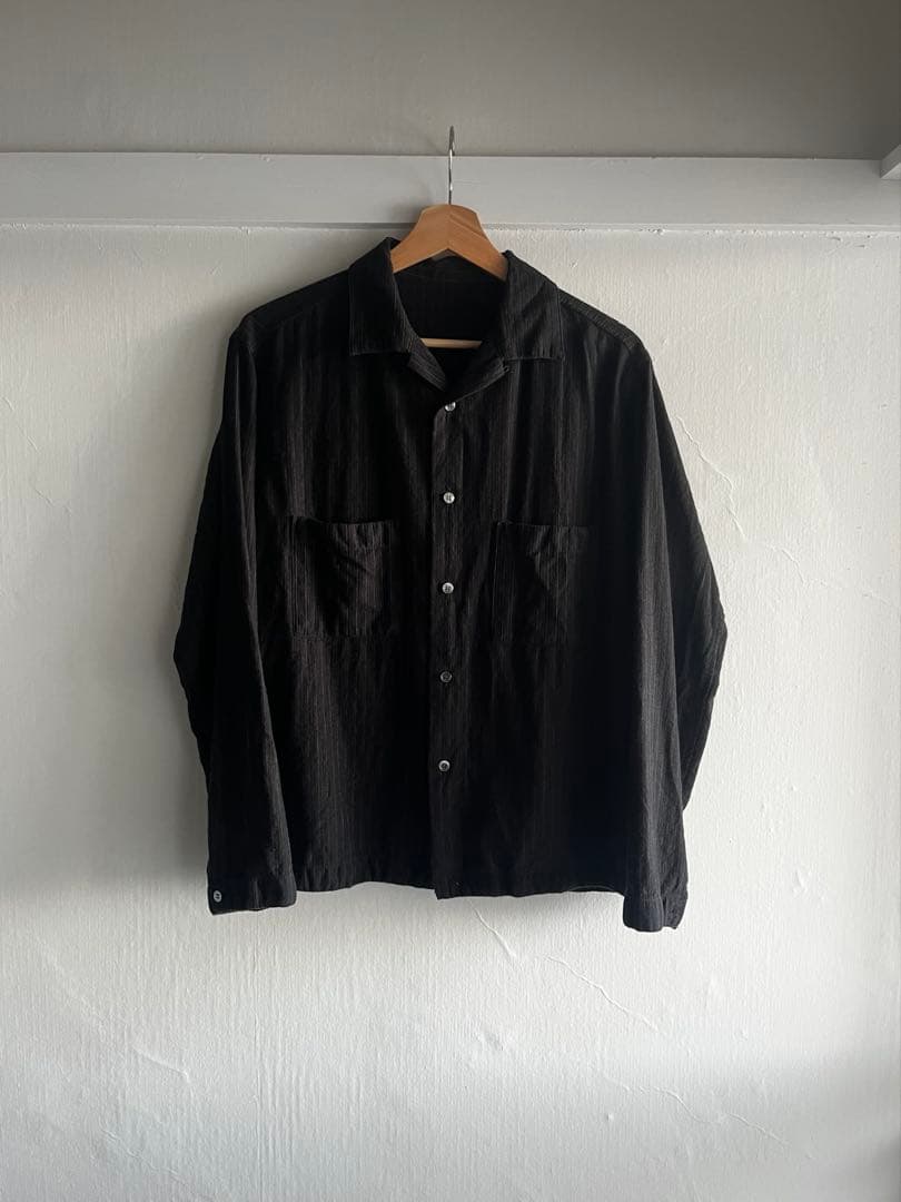 nestRobe CONFECT コットンウールオープンカラーシャツ